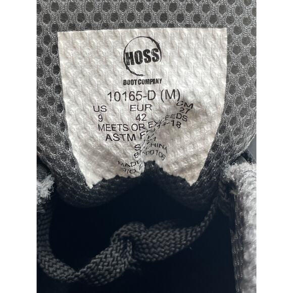 HOSS Beedle SD 10165 Men's NEW Composite-Toe Work Shoe Black US Size 9 - Picture 10 of 11